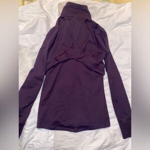 Purple tight soft fabric jacket, small size